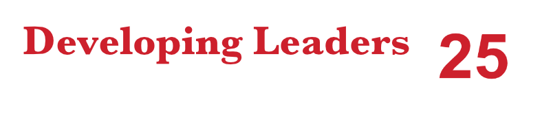 Developing leaders for over 25years